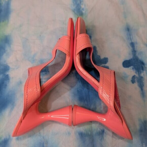 By Far Pink open Toe Mules Women Size 36 - Picture 4 of 7